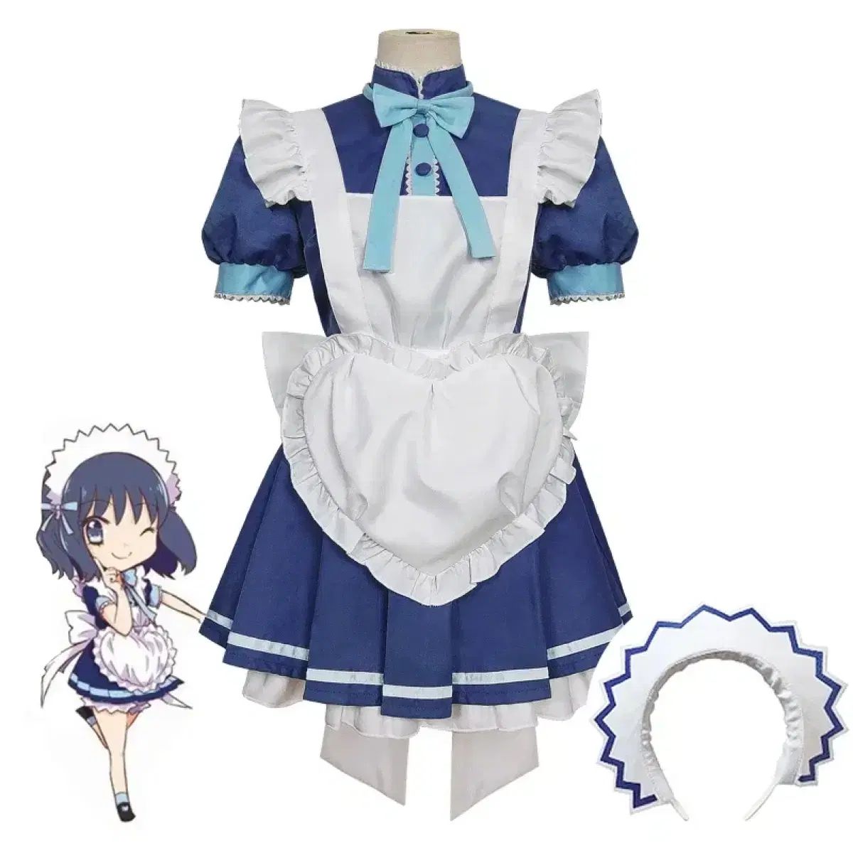即時配達 とてもとてもとても新しいミュウ ミント メイド服 コスプレ | クラシック 美しい少女 卒業写真