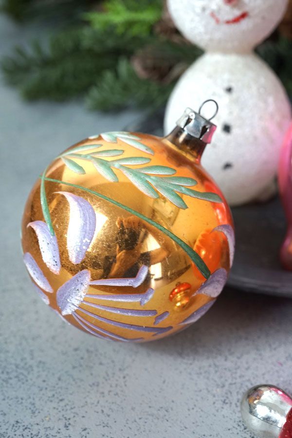 希少】ポーラント買付 アンティーク クリスマスオーナメント 吹き