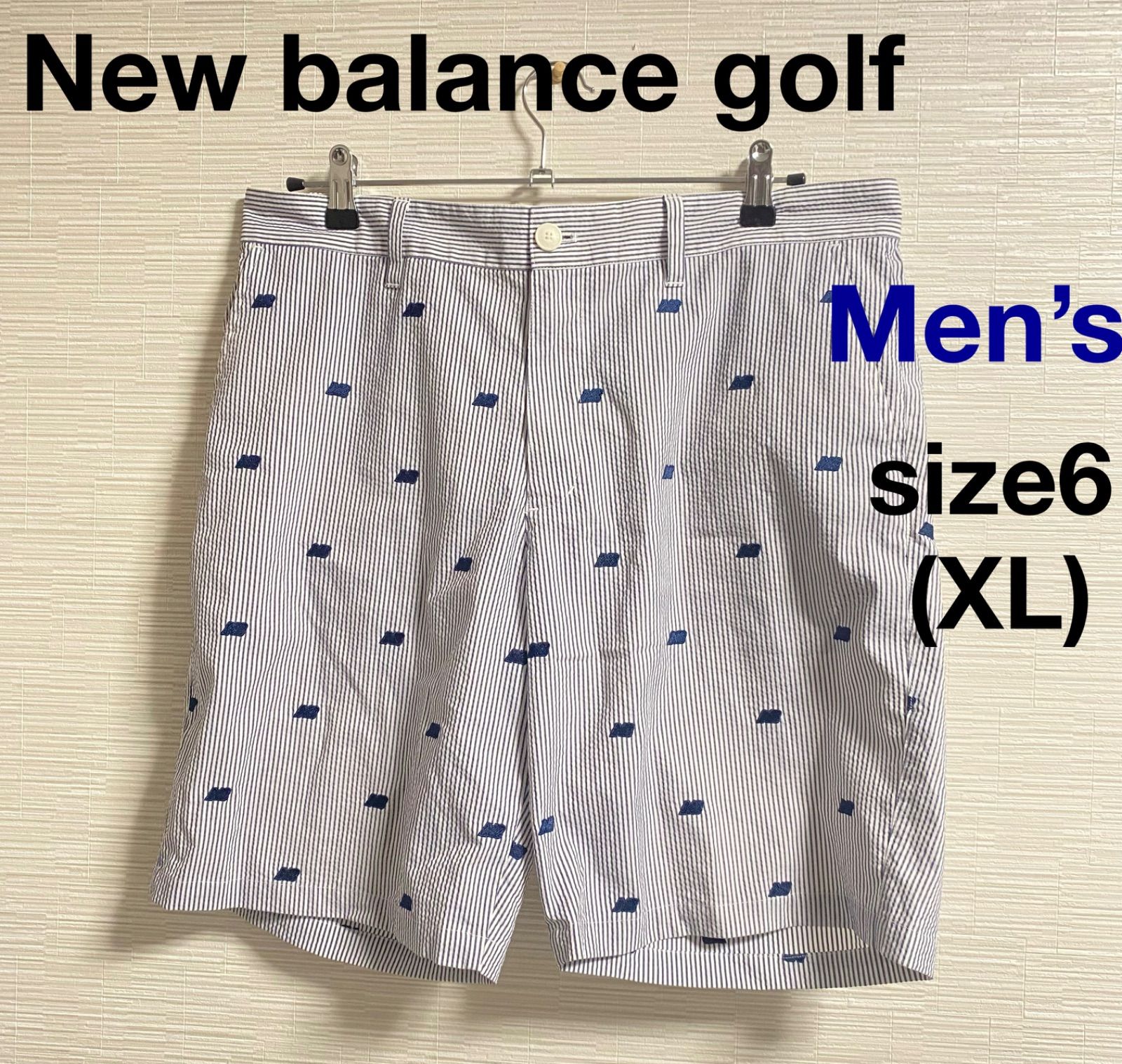 New balance golf ニューバランスゴルフ ストライプハーフパンツ メンズ XL ゴルフウェア - メルカリ