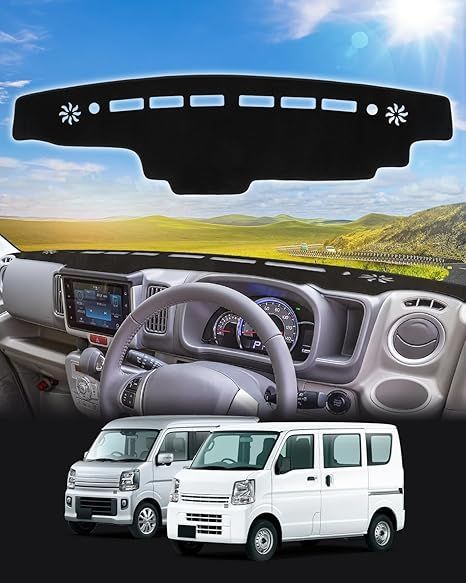 【在庫処分】Cartist スズキに対応 エブリイ バン DA17V エブリイワゴン DA17W ダッシュボードマット 車用 ダッシュボードカバー EVERY DA17W DA17V 2015年2月-現行 フロントガラスへ映り込み軽減 日焼