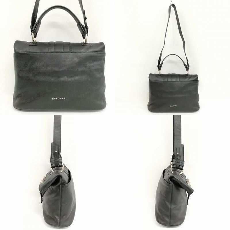 BVLGARI ブルガリ　ハンドバッグ　ショルダーバッグ　レオーニ BVLGARI ブルガリ レオーニ 2WAY ハンドバッグ レディース