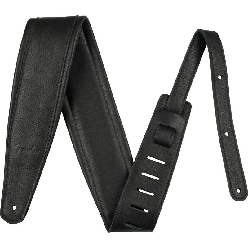 Fender 3.5 Premium Leather Strap Black ギター|ベース用ストラップ フェンダー