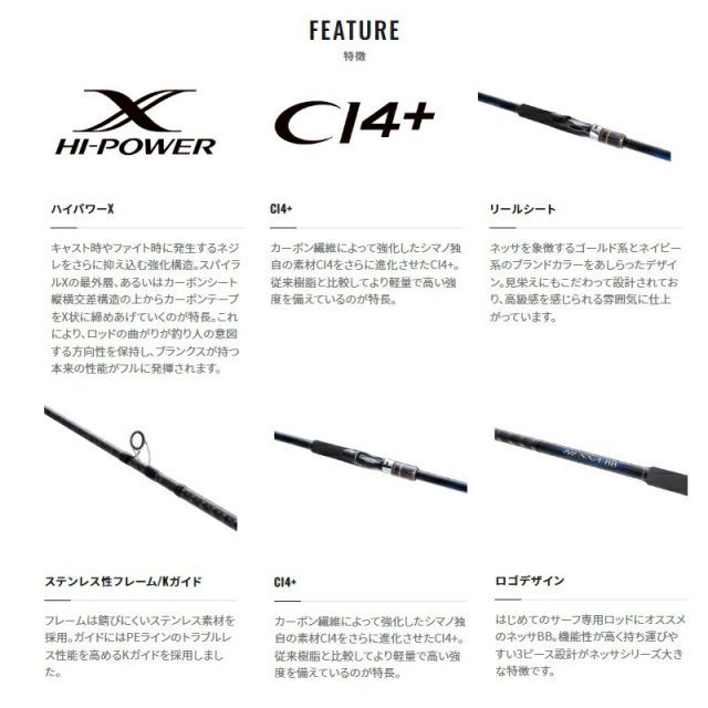 シマノ 22 ネッサ BB S112M+ シマノ シマノ 22ネッサ NESSA BB S112M＋ : いのまた釣具店