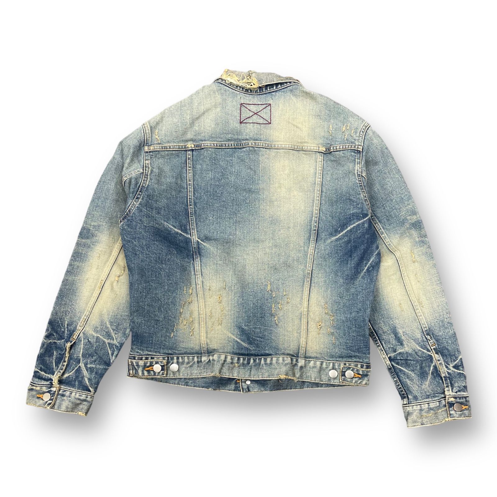 定価55000円 MLVINCE type-1 denim trucker jacket タイプ1 トラッカー 
