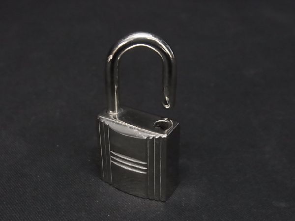 □美品□ HERMES エルメス カデナ 南京錠 パドロック 100 鍵 キー