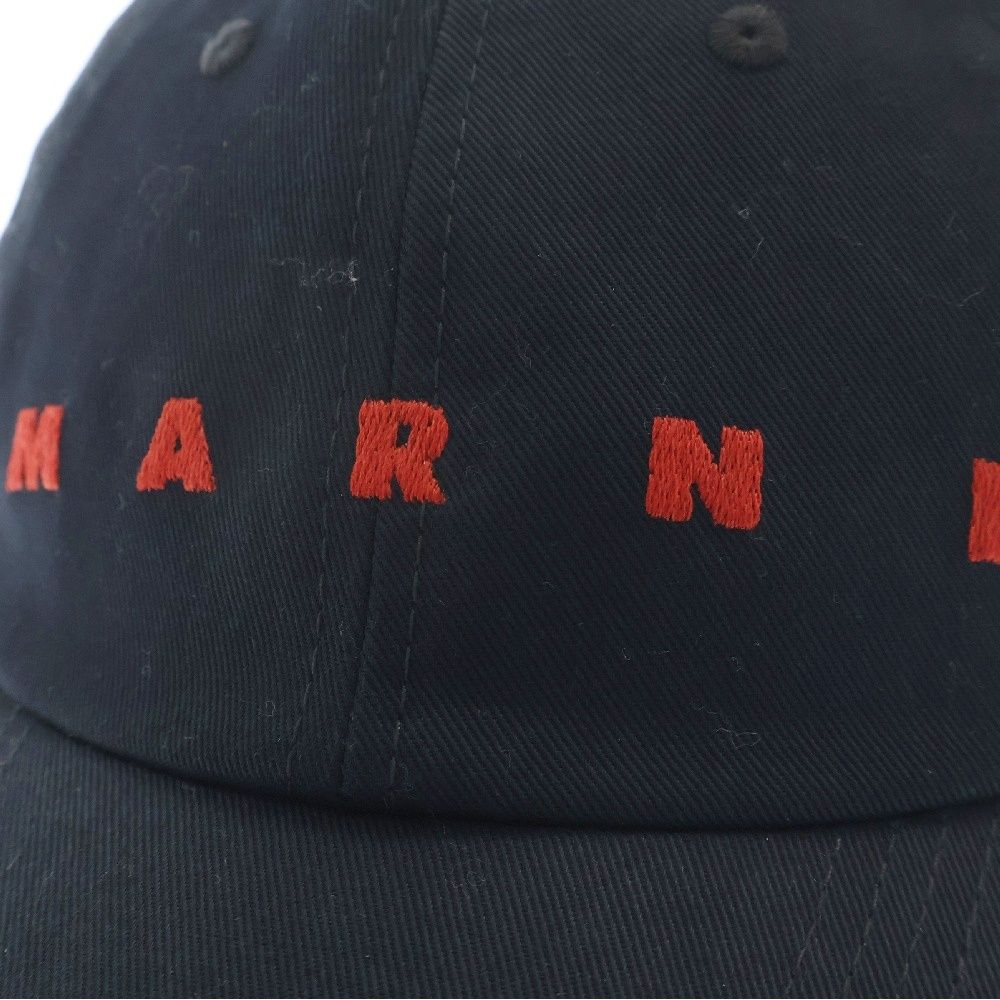 MARNI (マルニ) フロントロゴ コットン 6パネル キャップ 帽子