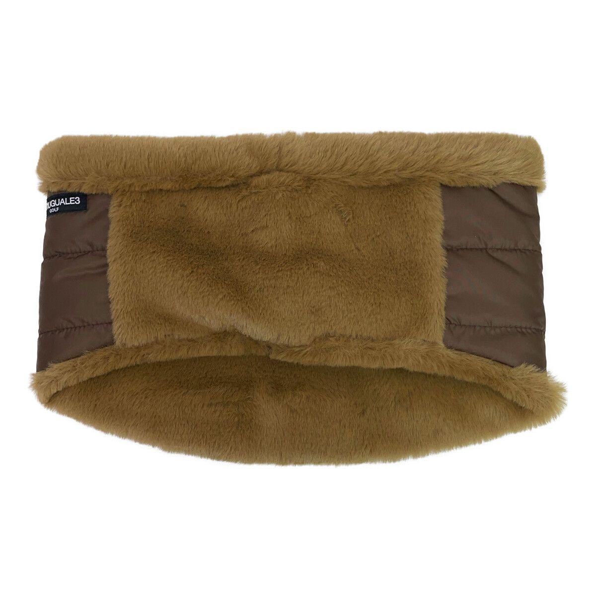 ウノピュウノウグァーレトレ 1piu1uguale3 ネックウォーマー ブラウン 茶 裏側ファー