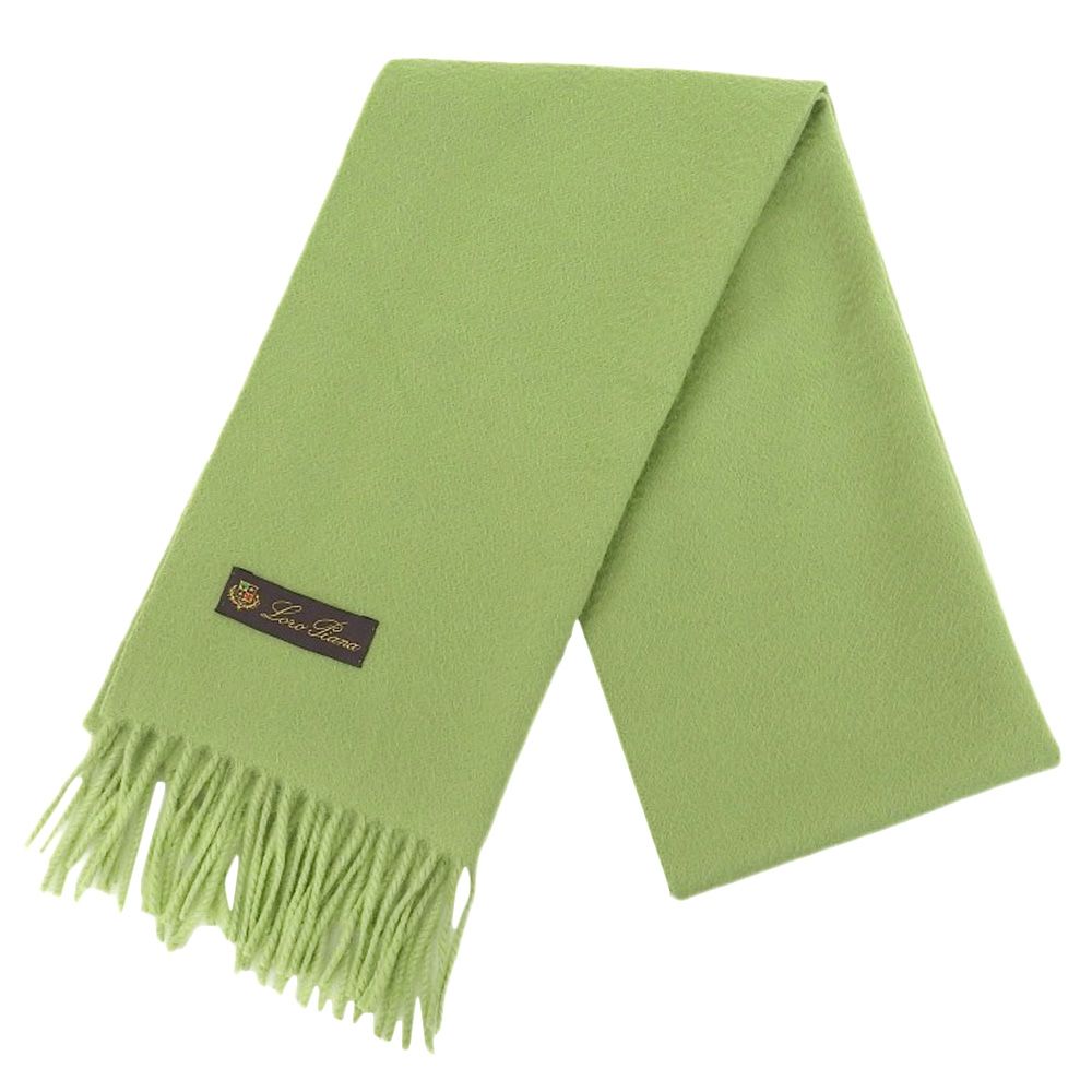 Loro Piana カシミヤ100％ フリンジ ストール ショール ロロピアーナLoro Pianaカシミア100％ フリンジマフラー黄色