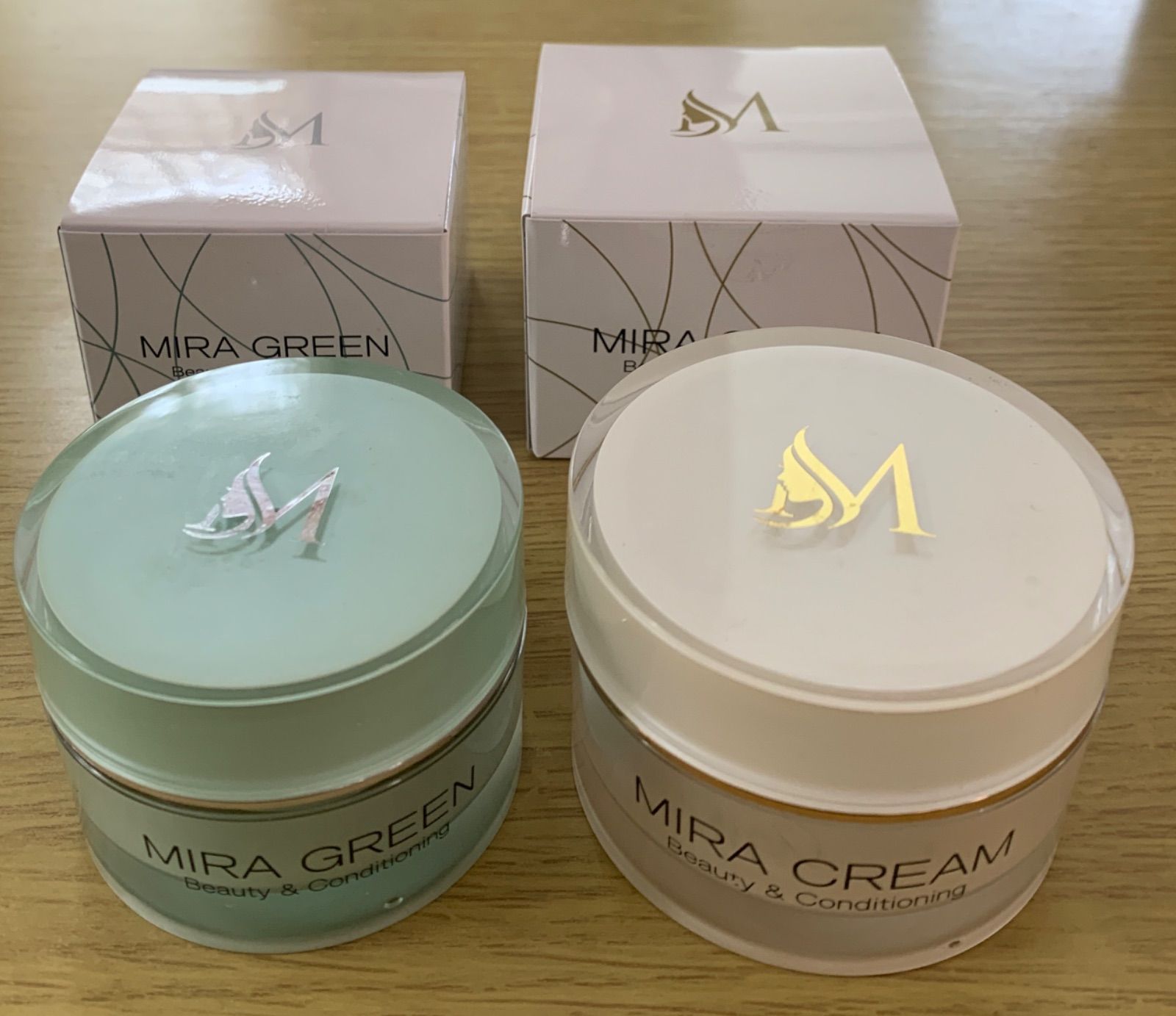 まとめ割はじめる MIRA CREAM(50g)とMIRA GREEN(30g)２個セット