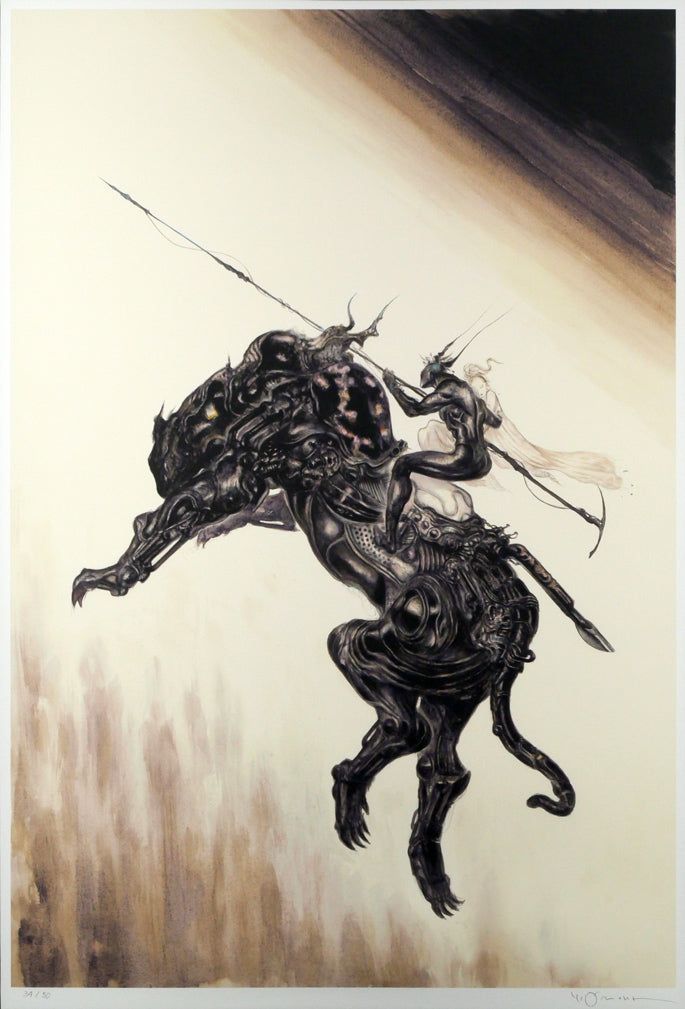 天野 喜孝「ギャラクシー」ジクレ版画・限定直筆サイン入り・保証書