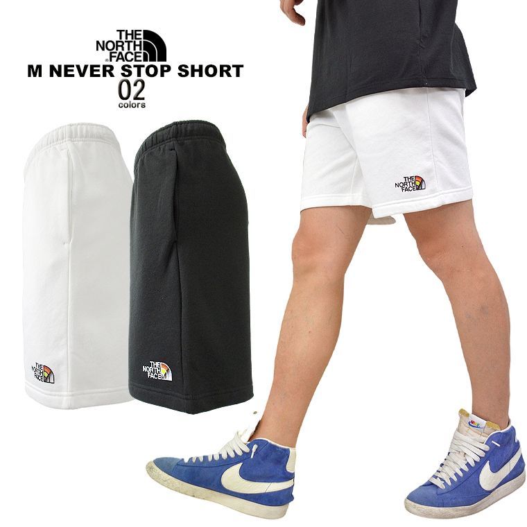 THE NORTH FACEノースフェイス NEVER STOP SHORT ショートパンツ M NEVER STOP SHORT 裏起毛 ショーパン ハーフパンツ スウェットパンツ 短パン 男女兼用 ユニセックス