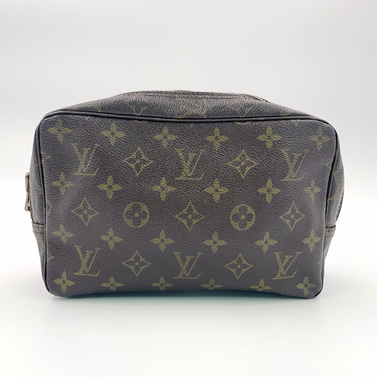 LOUIS VUITTON トゥルース トワレット23 モノグラム モノグラム PVC ブラウン コスメポーチ ゴールド M47524 - メルカリ