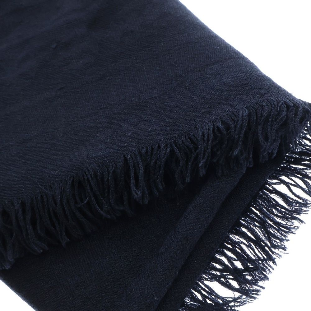 CHROME HEARTS (クロムハーツ) CHプラス総柄シルク混大判ストール  