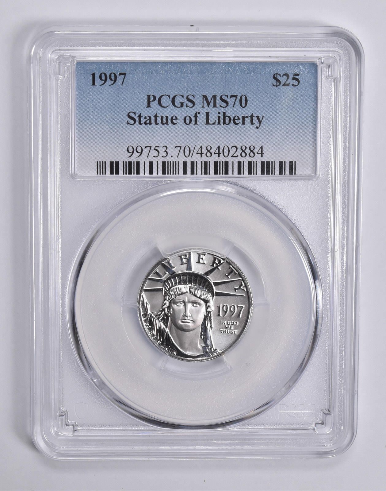 1998 W EAGLE プラチナ貨 プルーフコイン $25 PF70 【公式通販】