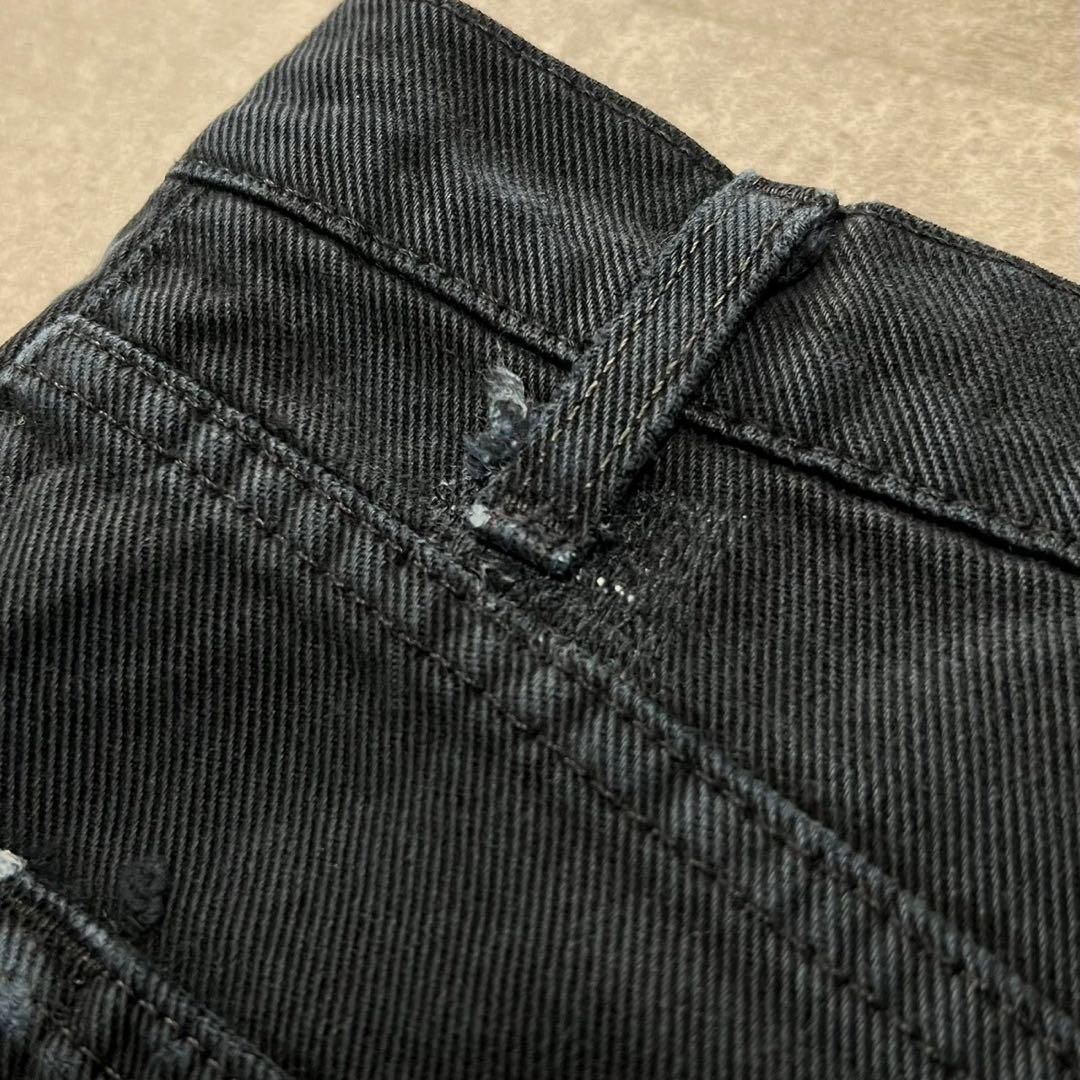 W38リーバイス　シルバータブ　baggy バギー　ブラック　オリジナル　黒 00年代 Levi's SILVERTAB リーバイス シルバータブ バギーデニム