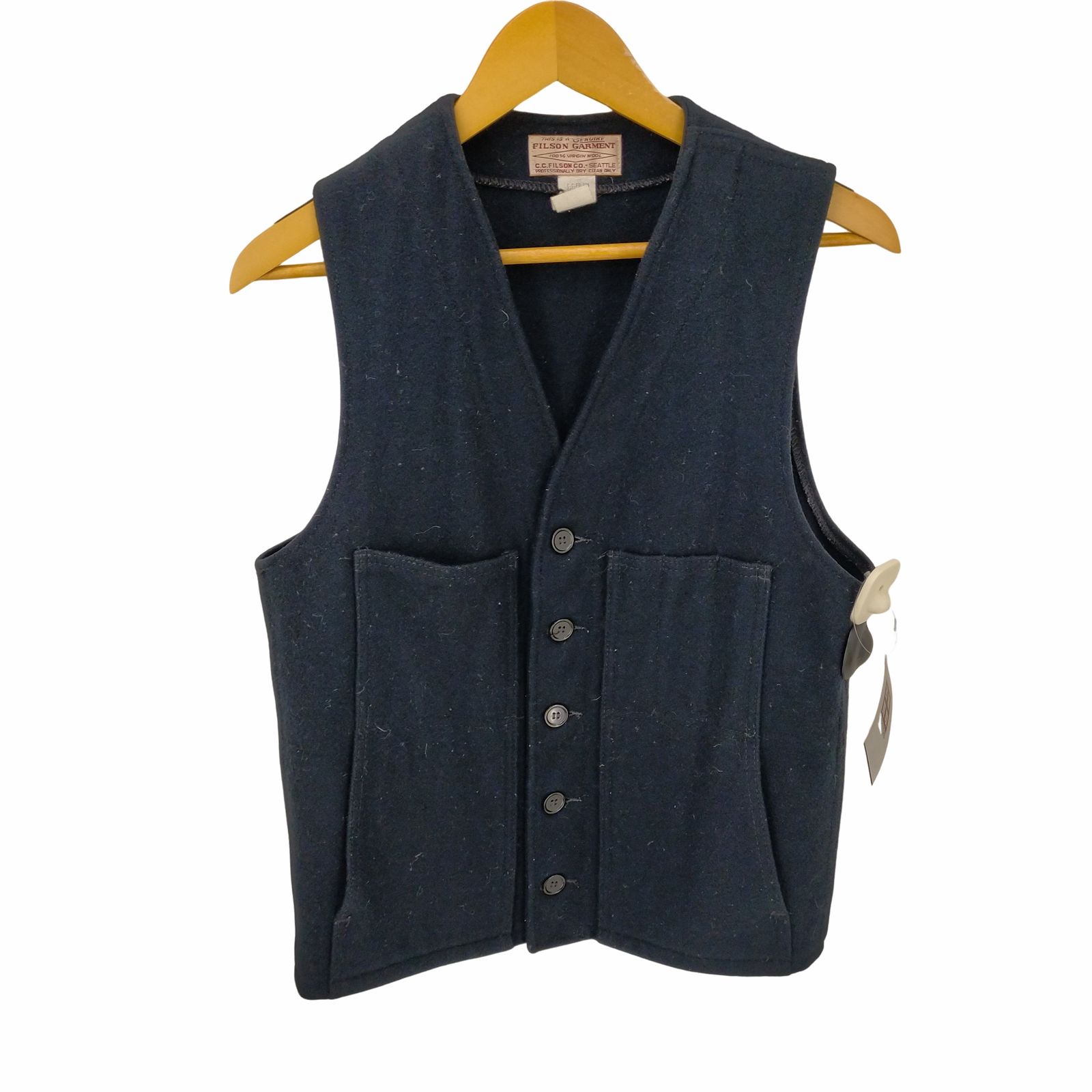 フィルソンガーメント FILSON GARMENT USA製 ウールベスト 後期菱形  