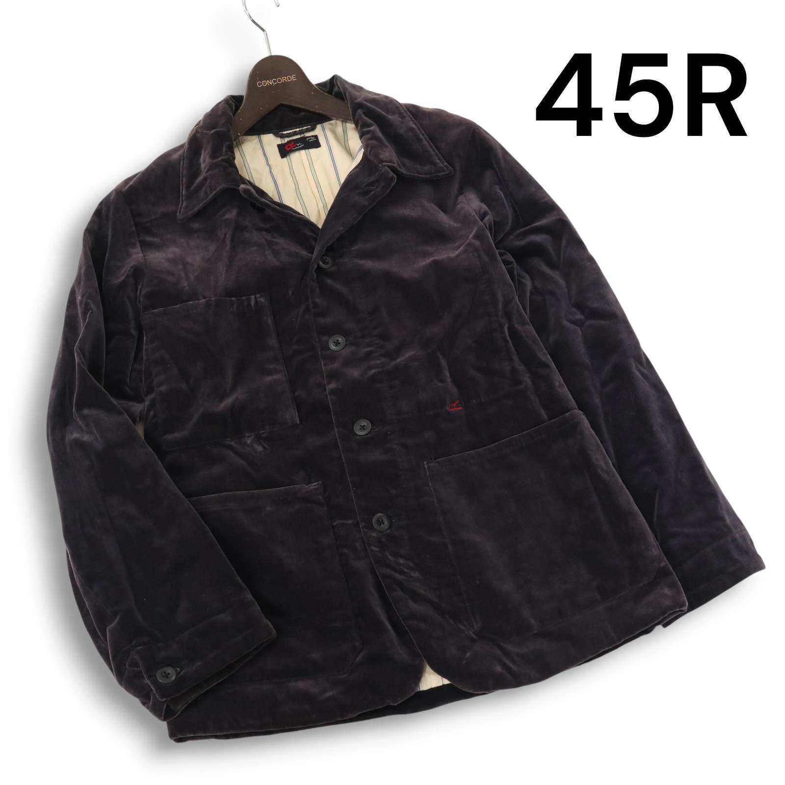 45R 45rpm フォーティーファイブ 秋冬☆ ベロア ジャケット Sz.2