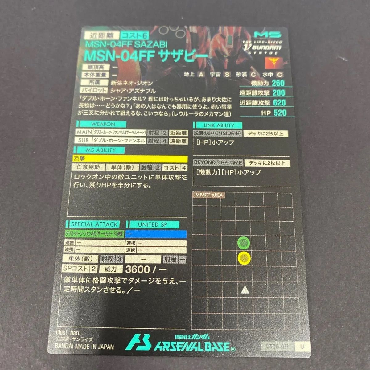 アーセナルベース UT06 SIDE-F 4枚セット アーセナルベース UT06 SIDE-F 4枚セット