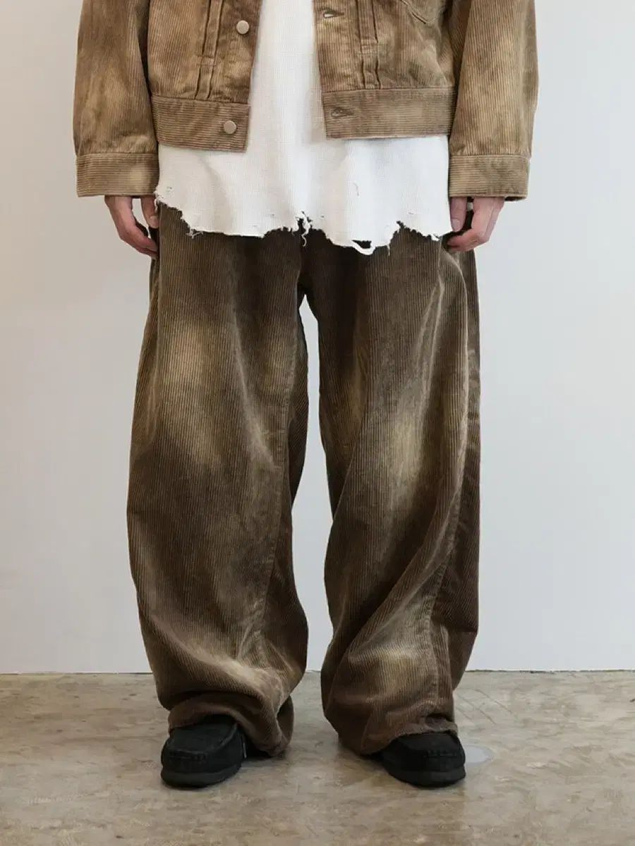 ANCELLM AGING CORDUROY PANTS アンセルム　ブラウン ANCELLM アンセルム 23AW AGING CORDUROY PANTS エイジング