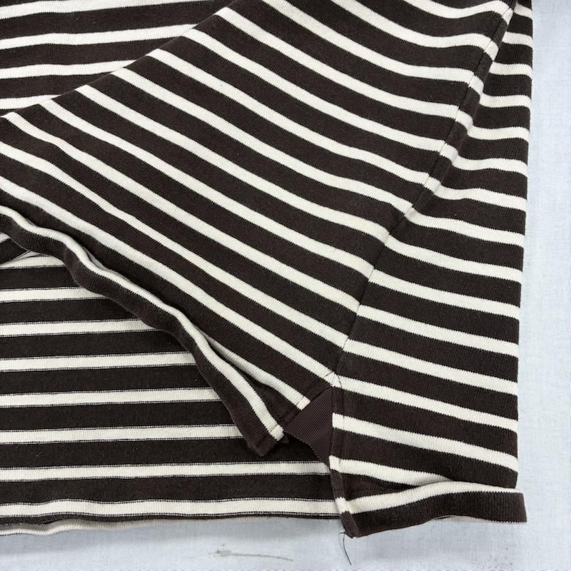 Sacai サカイ Tシャツ 長袖 ボーダー 異素材 切替 カットソー