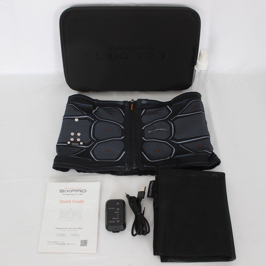 MTG SIXPAD Powersuit Core Belt SE-BC00B-M リモコンセット シックスパッド パワースーツ コアベルト Mサイズ 本体