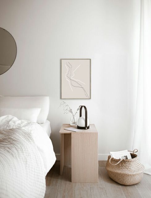 CARO | PRINTS Art Print - Caro Abstract Minimalist Lucrecia Rey アート Black Monde The アートプリント