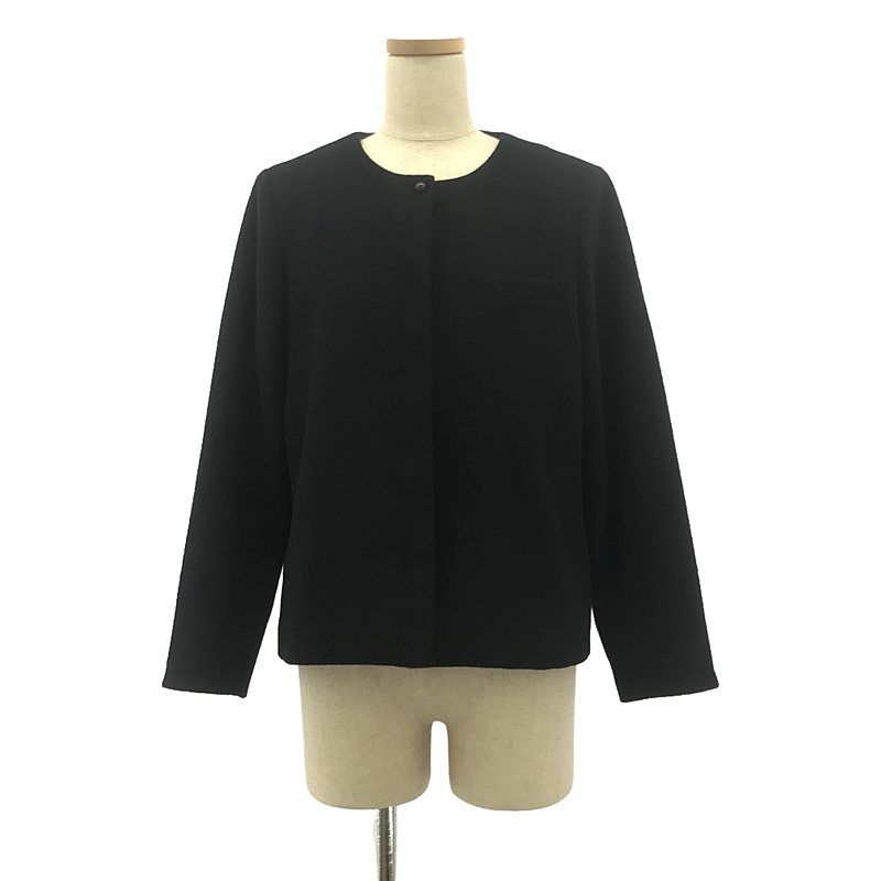 atelier naruse / アトリエナルセ | beaver wool no collar jacket