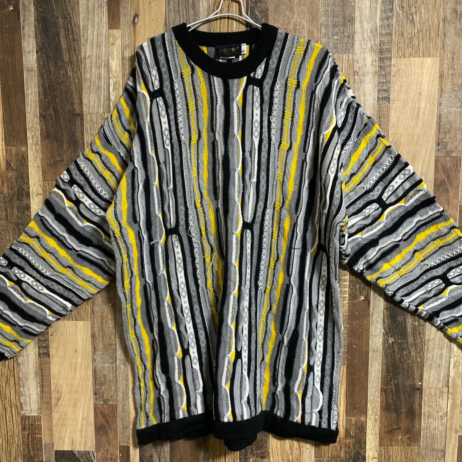 オーストラリア COOGI クージー 3D ニットブランド 総柄 セーター 秋