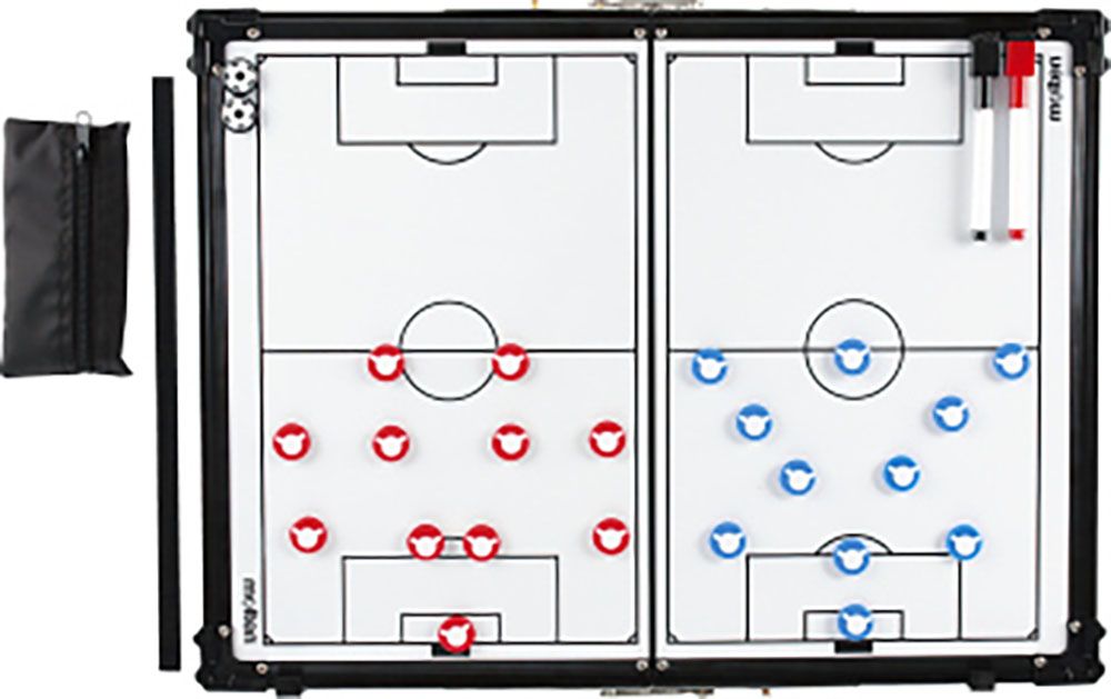 モルテン molten サッカー 折りたたみ式作戦盤 サッカー用 フォーメーション フルコート 2面 作戦 戦術 監督 コーチ マネージャー サッカー用品 練習 ミーティング SF0070 -