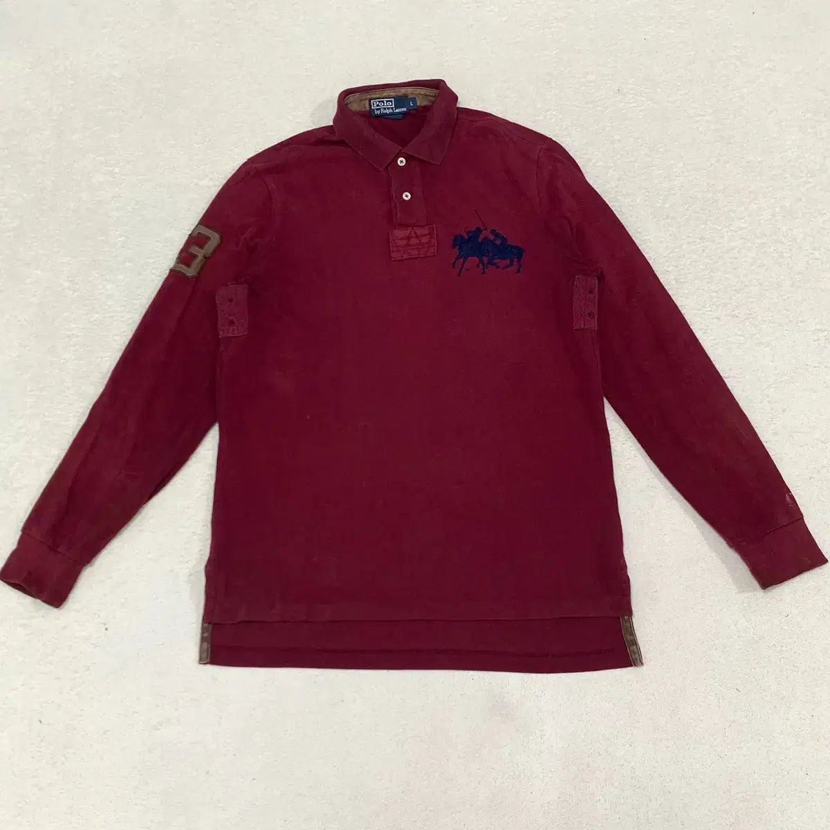 L ポロ Ralph Lauren(ラルフローレン) 刺繡 ビックポニー チーフ