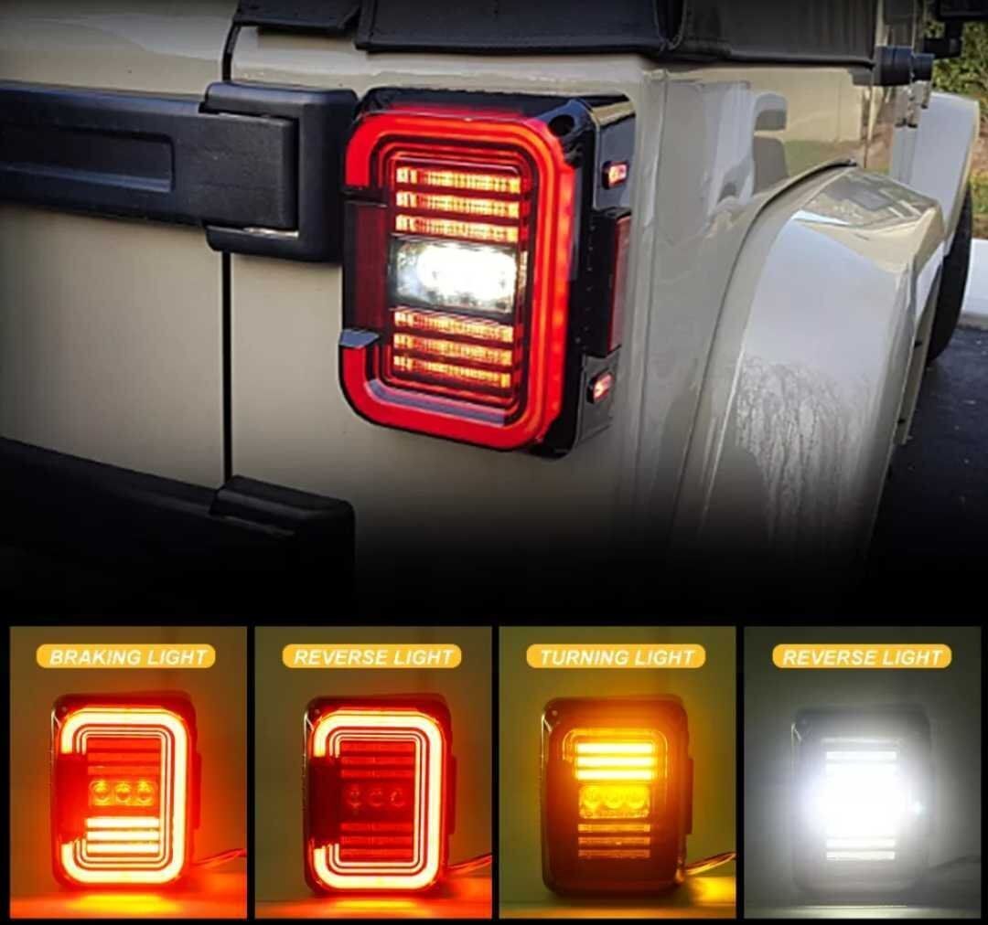 ジープ JK ラングラー 用 LED テールランプ - メルカリ
