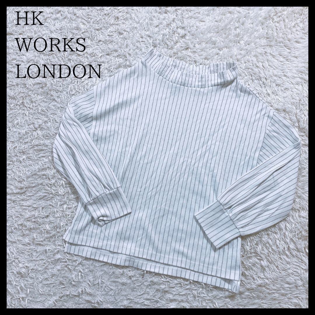 卸売り HK WORKS LONDON 長袖Tシャツ Lサイズ シンプル e-sampo.co.jp