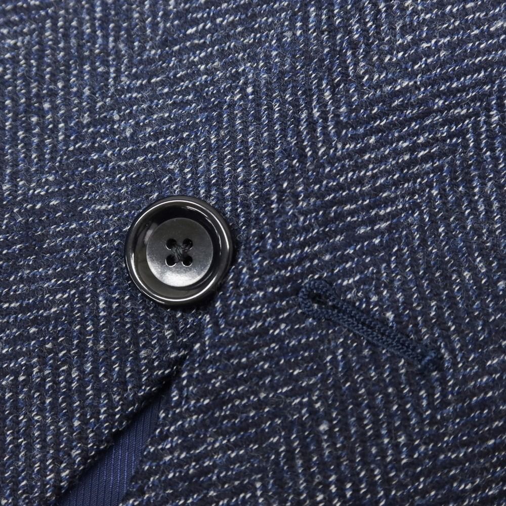 中古】ビームスエフ BEAMS F ウールシルク ヘリンボーン 3B テーラード