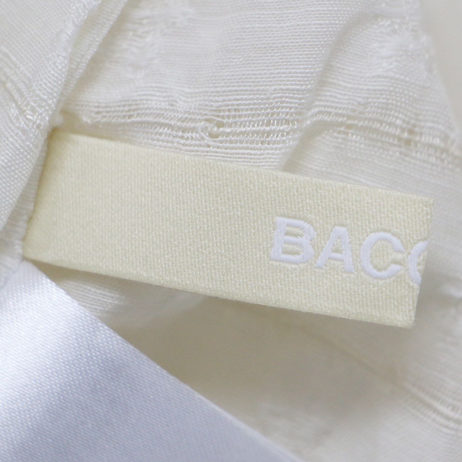 BACCA バッカ ワンピース ロング ホワイト 白 36(9号) 長袖 スモッグ