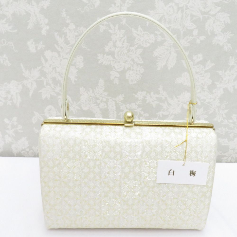 新品 高級 日本製 白梅 謹製 礼装用 草履 バッグ セット ゴールド金具 草履バッグセット 草履 バッグ 白梅 ゴールド レッド パープル