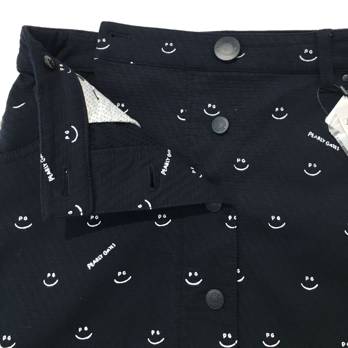 未使用品 レディース パーリーゲイツ PEARLY GATES スカート 1(M) 紺