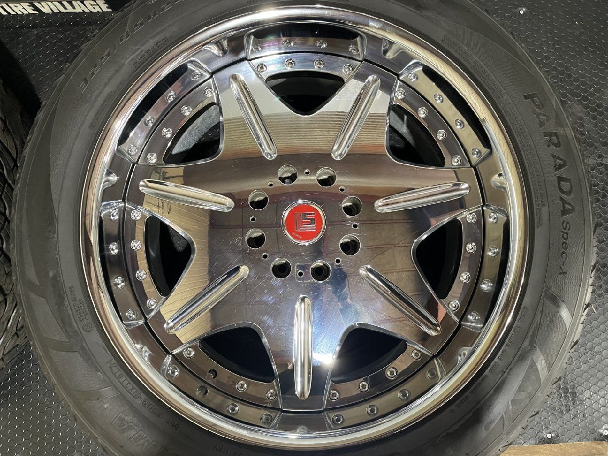 超希少【YOKOHAMA PARADA Spec-X 325/45R24】夏タイヤ【WORK LS207 24
