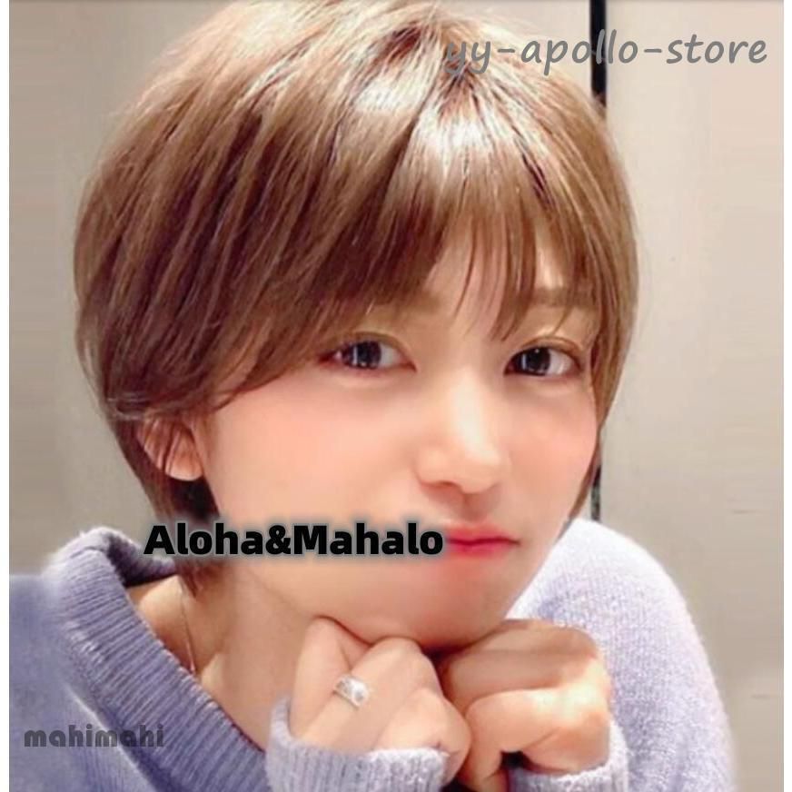 自然な人毛 フルウィッグ レディース人毛ウィッグ ボブ ショート セミロング 女性 医療用 かつら デイリー イメチェン ファッションウィ