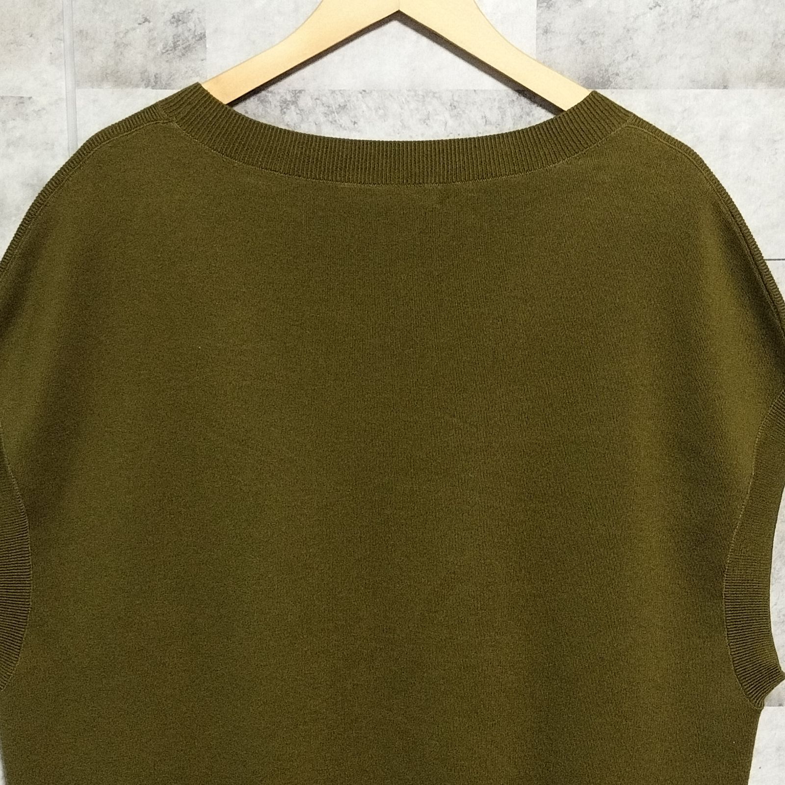 CABaN ギャバン コットンカシミヤ クルーネック ベスト Lサイズ ノースリーブ ニット セーター トゥモローランド WWW_MORNINGWALKER_COM