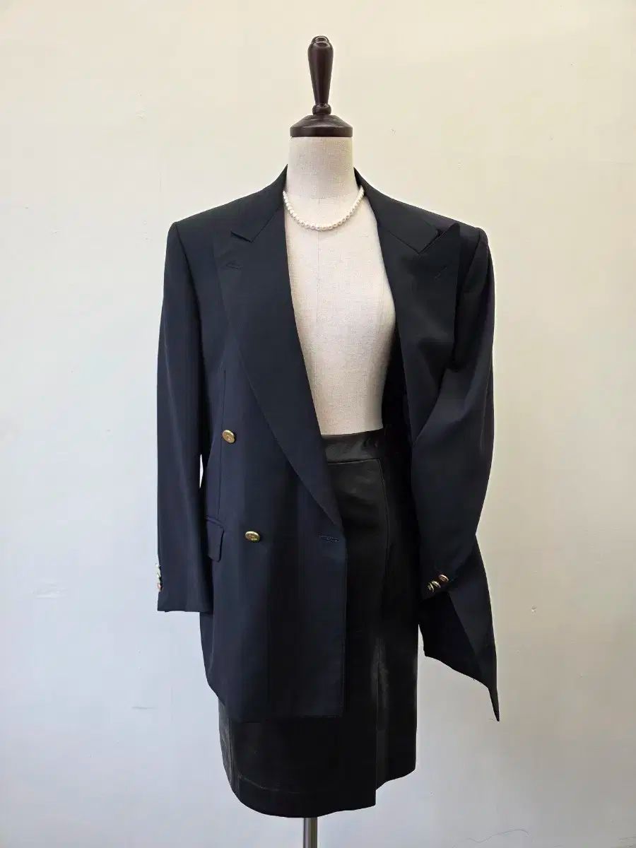 イタリア LANVIN LANVIN ランバン ゴールド ダブル ジャケット