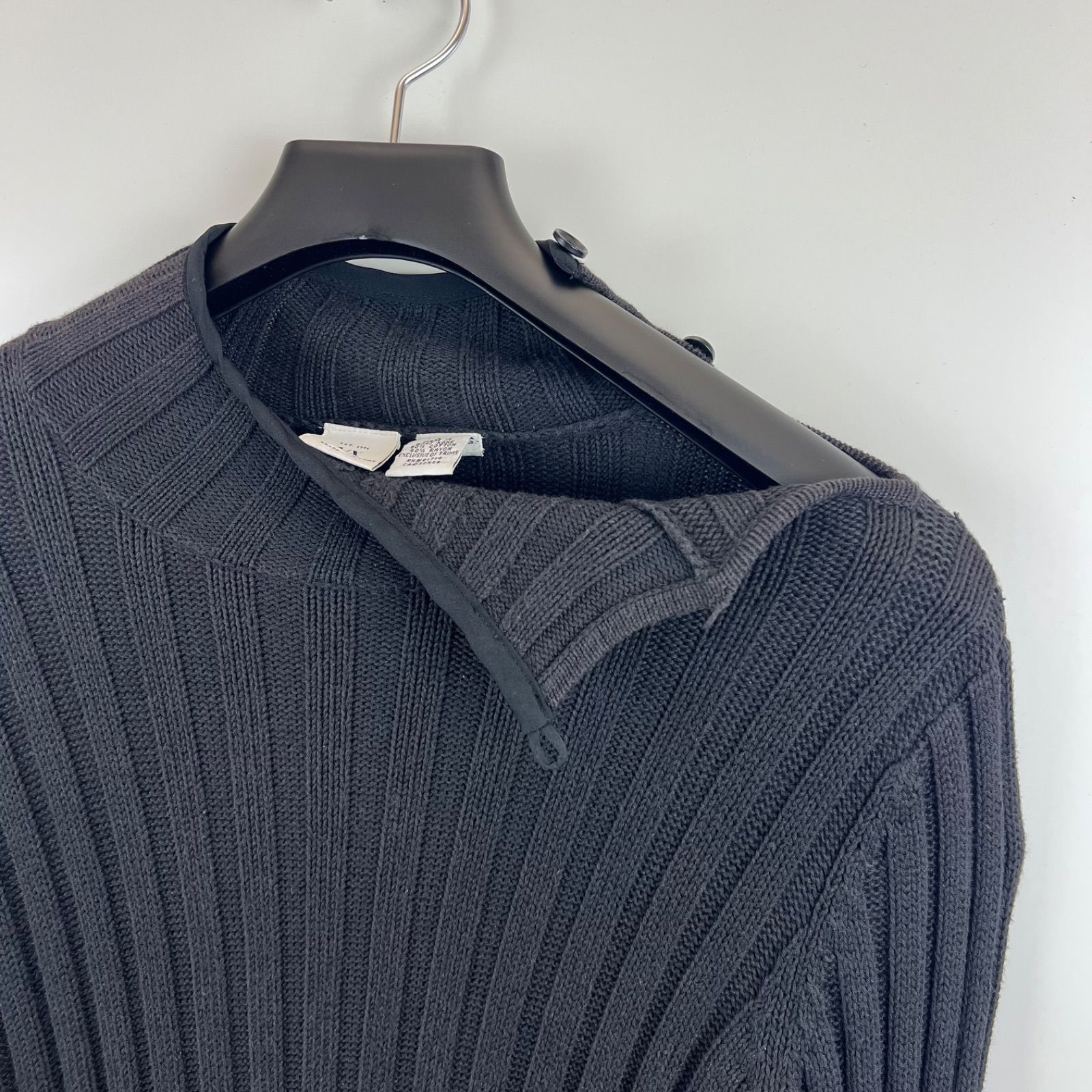 ARMANI EXCHANGE 90s y2k archive shoulder button sweater M