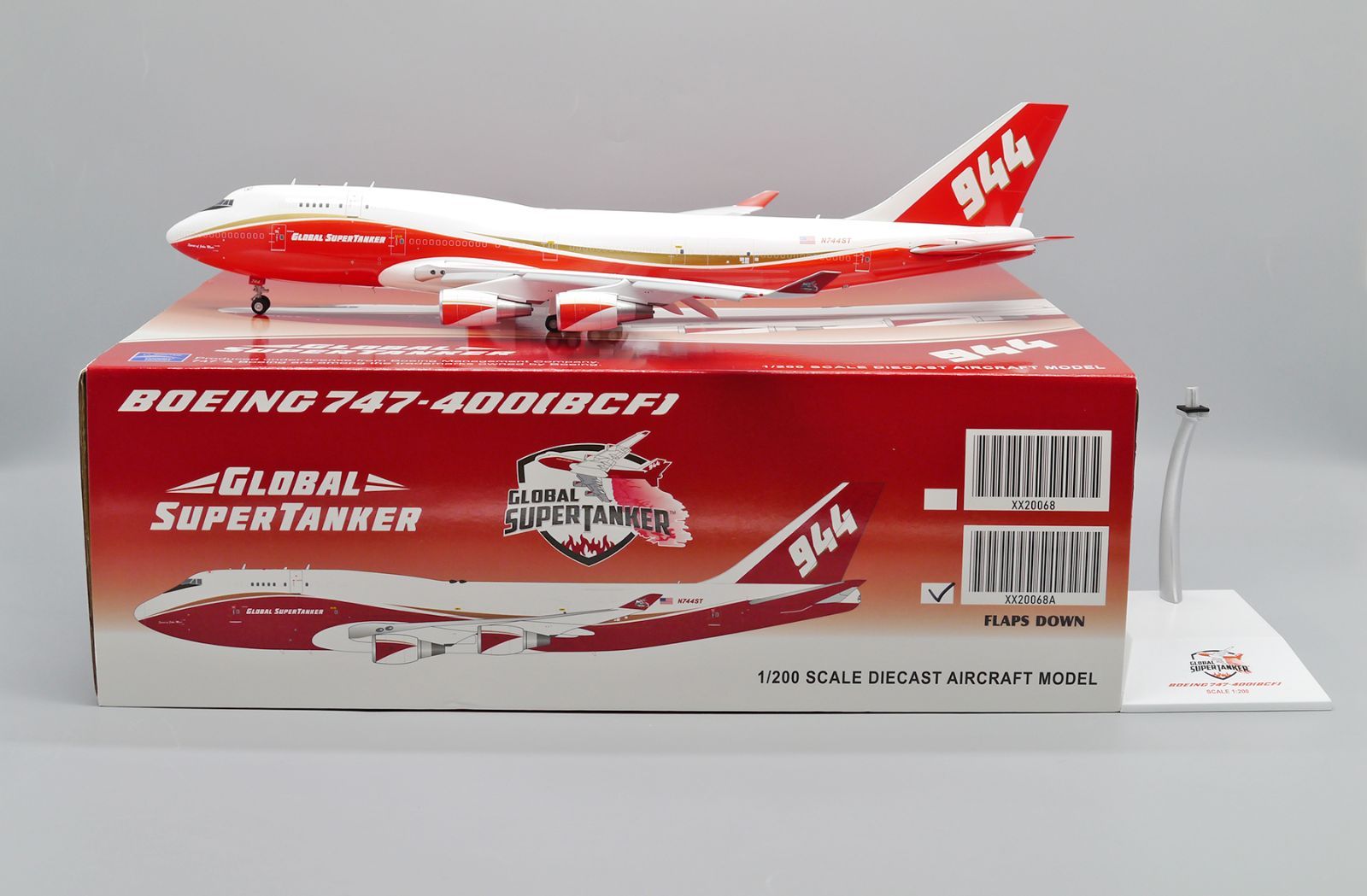 Boeing 747-400BCF グローバル スーパータンカー 1/200 Jcwings グローバルスーパータンカー 747-400BCF 1/200 - メルカリ