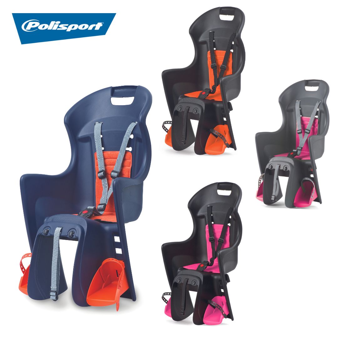 Polisport ポリスポート 自転車 チャイルドシート 後ろ BOODIE CFS ブーディー CFS 全4色 キャリア取付タイプ 簡単取付 工具不要 ヨーロッパ安全規格 EN14344 子育て応援 沖縄 離島は配送不可