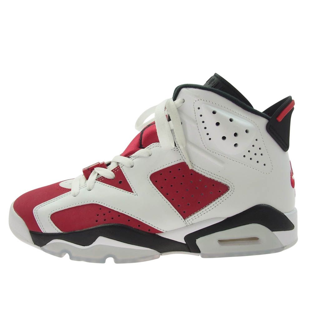 NIKE ナイキ CT8529-106 Air Jordan 6 Carmine エアジョーダン6 カーマイン ハイカット スニーカー ホワイト系 レッド系 27.5cm 上