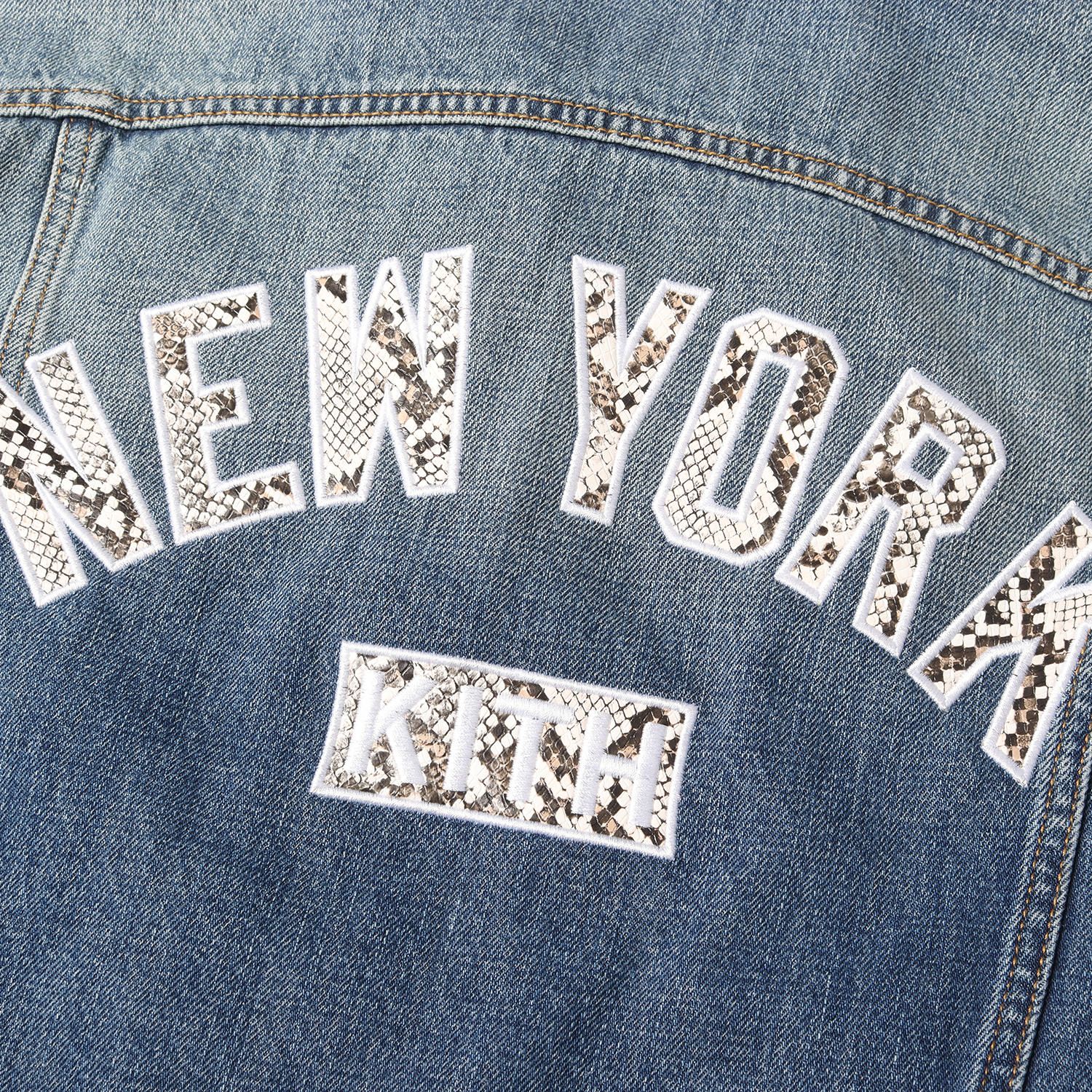美品 KITH NYC キス ニューヨークシティー デニムジャケット 20AW ×MLB 