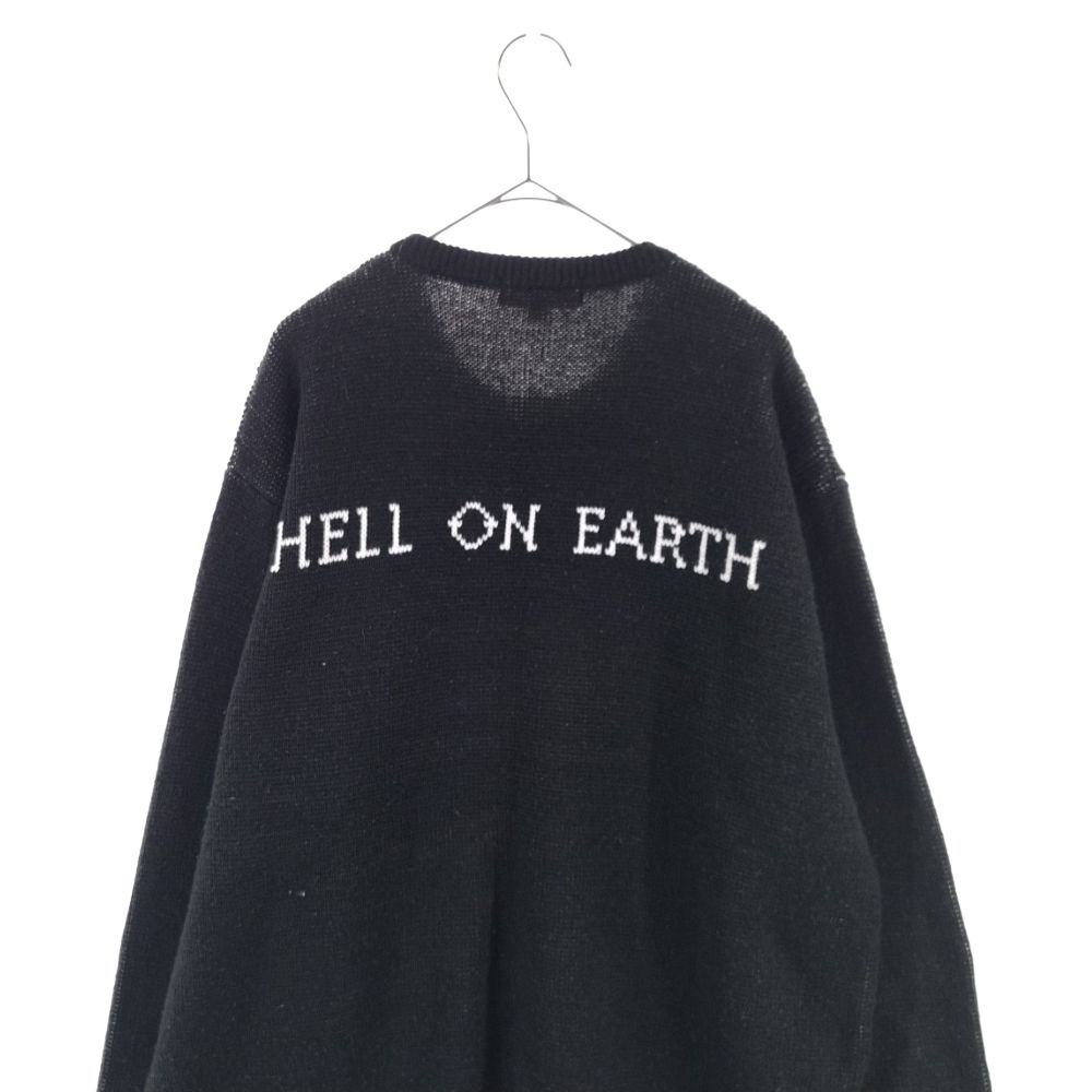 SUPREME (シュプリーム) 18SS Hellraiser Pinhead Sweater ヘルレイザーピンヘッドクルーネックニット セーター  ブラック - メルカリ