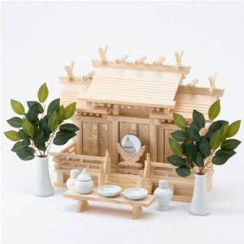 神棚の里 屋根違い三社 本金具 小セット