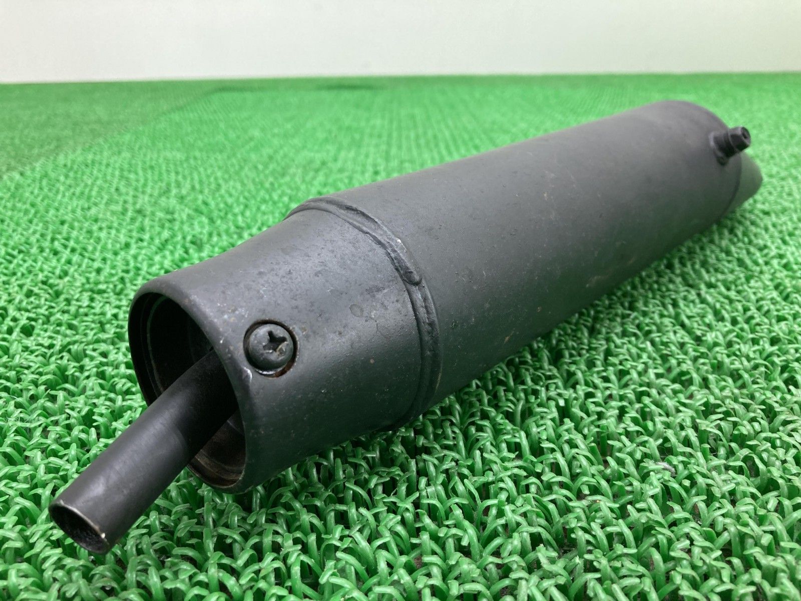 ヤマハDT50 17W 純正マフラー　サイレンサー DT50 サイレンサーマフラー ヤマハ 純正 バイク 部品 17W コケキズ無し