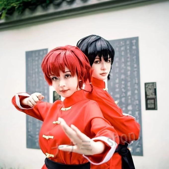 💐💐らんま 1/2 コスプレ 衣装 早乙女らんま コスプレチャイナ服