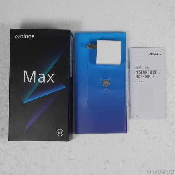 中古品〕 ZenFone Max M2 32GB メテオシルバー ZB633KL-SL32S4